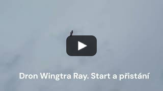 Dron Wingtra Ray – start a přistání (11. 9. 2026)
