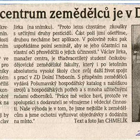 Zemědělské centrum, ZN (1996)